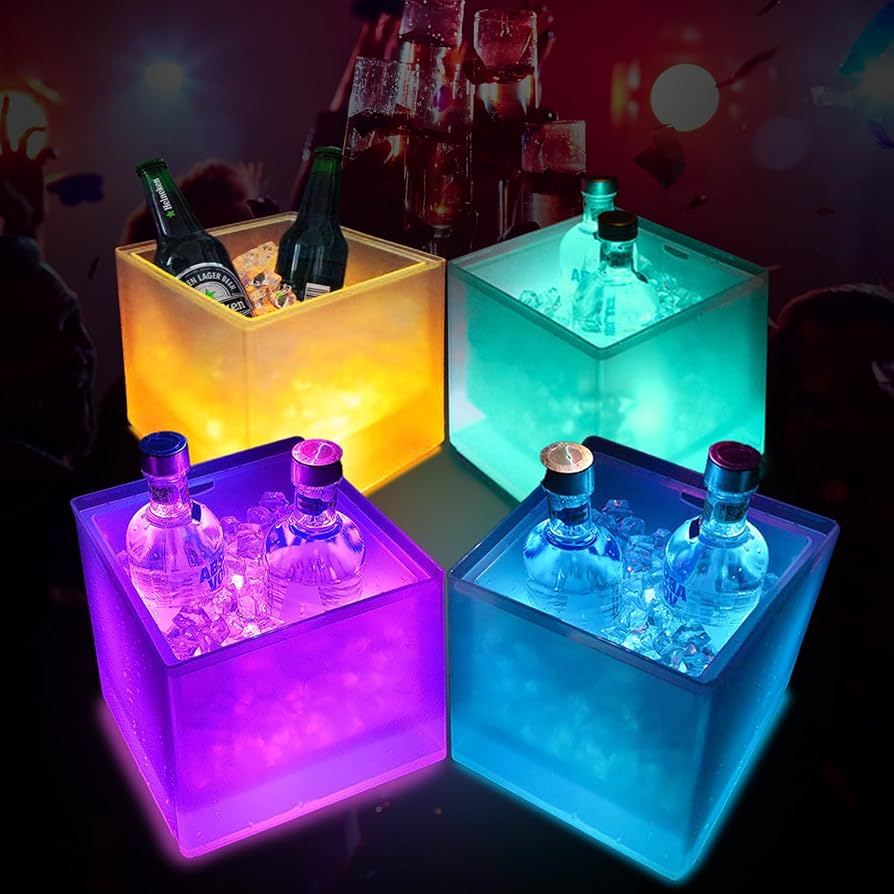 その他 Smirnoff LED Ice Bucket 9 Cups Smirnoff-LED-Light-Plastic-